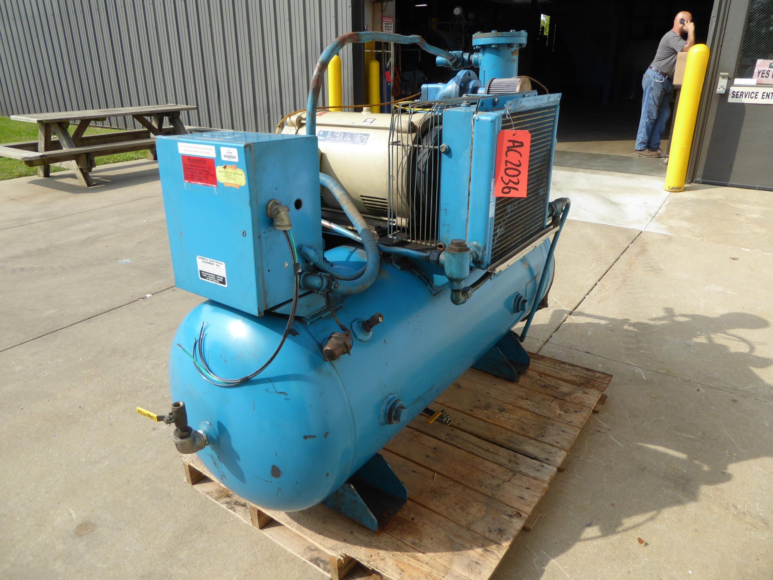 Used - Leroi 25 HP Air Compressor AC2036-Air Compressors