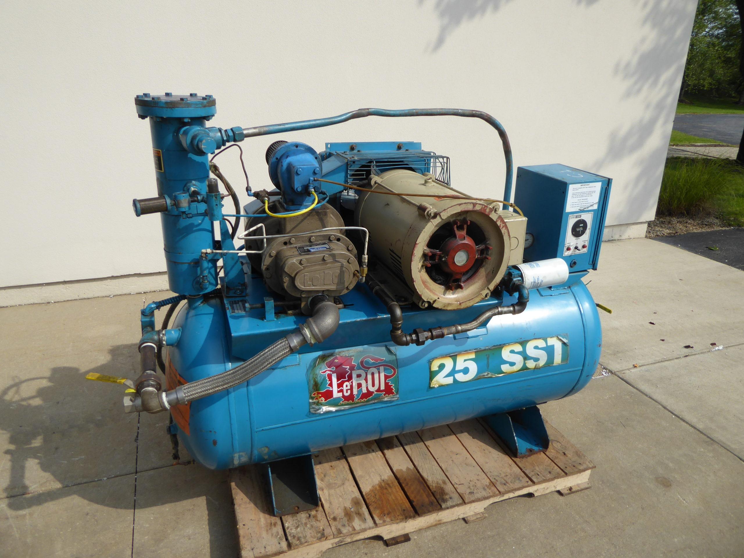 Used - Leroi 25 HP Air Compressor AC2036-Air Compressors